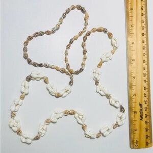 Elegant and Gorgeous Shell Necklace approx 16” long: no clasp!